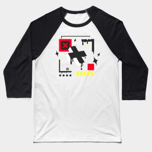 Streetwear Cross Design Baseball T-Shirt